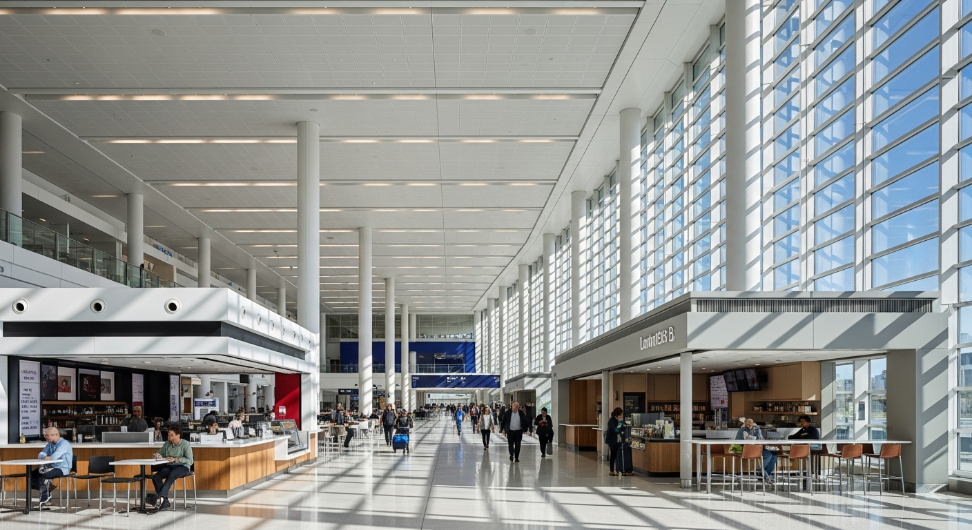 US airport public-private partnership infrastructure development